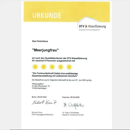 Apartman Haus Meerjungfrau *